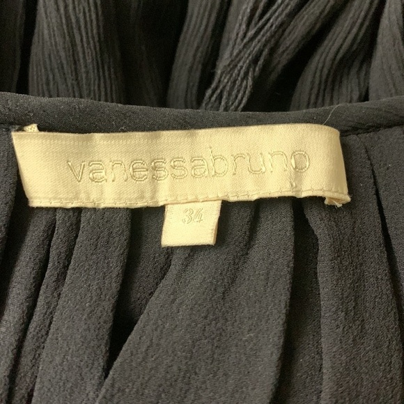 Vanessa Bruno black silk baby doll dress - Picture 6 of 10